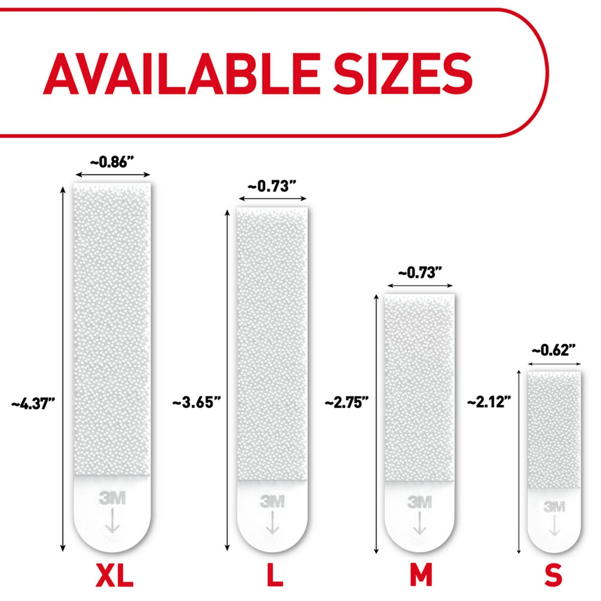3M Command™ White Picture Hanging Strip Mixed Pack